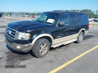 2008 Ford Expedition Eddie Bauer with VIN 1FMFU17518LA21130, listed as a IAAI auction lot 42559052 with 376,139 mi miles and . Bid and sale history available at DreamBid. Image 2.