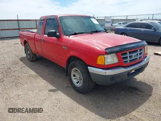 2001 Ford Ranger XL with VIN 1FTYR14U91PA49539, listed as a IAAI auction lot 42149219 with 193,596 mi miles. Bid and sale history available at carsss.com. Image 1.