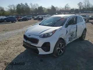 2022 Kia Sportage LX with VIN KNDPM3AC8N7022615, listed as a Copart auction lot 50225895 with 80,145 mi miles and Salvage Title. Bid and sale history available at carsss.com. Image 12.