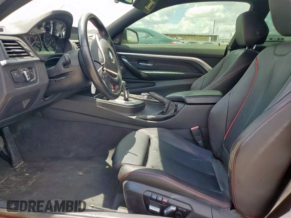 2016 BMW 4 Series 435i with VIN WBA3R1C56GK529285, listed as a Copart auction lot 55861365 with 74,441 mi miles and Salvage title. Bid and sale history available at DreamBid. Image 7.
