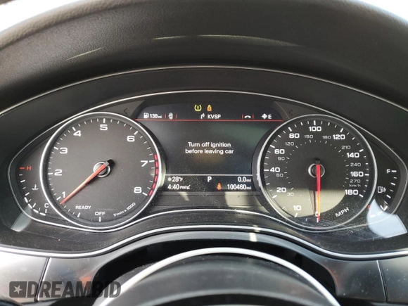 2018 Audi A6 Premium with VIN WAUF8AFC9JN018377, listed as a Copart auction lot 88665925 with 100,460 mi miles and Salvage Title. Bid and sale history available at carsss.com. Image 9.