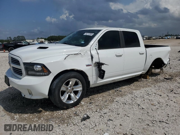 2016 Ram 1500 Sport z VIN 1C6RR6MT7GS395028, wystawiony jako Copart lot #54212885 z przebiegiem 141 195 mil mil oraz Szkoda całkowita • Salvage title. Historia ofert i sprzedaży dostępna na DreamBid. Obrazek 1.
