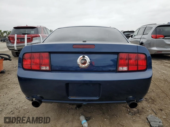 2007 Ford Mustang GT Deluxe with VIN 1ZVHT82H075304239, listed as a Copart auction lot 82001084 with 135,108 mi miles and Non repairable. Bid and sale history available at DreamBid. Image 6.