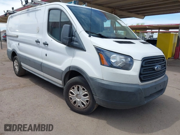 2019 Ford Transit with VIN 1FTYR1YM2KKA26600, listed as a IAAI auction lot 42071985 with 141,993 mi miles. Bid and sale history available at carsss.com. Image 1.
