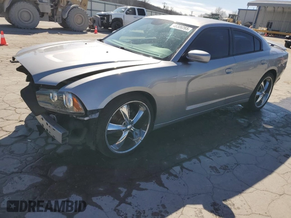 2013 Dodge Charger SXT with VIN 2C3CDXHG5DH640738, listed as a Copart auction lot 48306265 with 188,669 mi miles and Salvage Title. Bid and sale history available at carsss.com. Image 1.