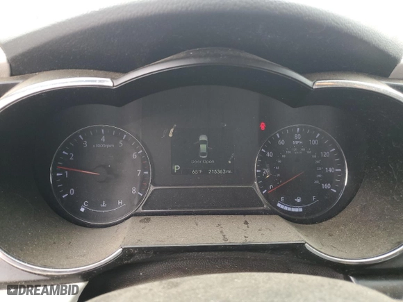 2013 Kia Optima SX w/Limited Pkg with VIN 5XXGR4A67DG089150, listed as a Copart auction lot 52642465 with 215,363 mi miles and Salvage Title. Bid and sale history available at carsss.com. Image 9.