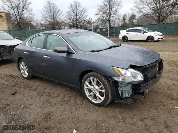 2013 Nissan Maxima 3.5 S with VIN 1N4AA5AP4DC815872, listed as a Copart auction lot 46594755 with 202,045 mi miles and Salvage Title. Bid and sale history available at carsss.com. Image 4.