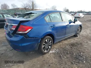 2013 Honda Civic EX with VIN 19XFB2F89DE251299, listed as a IAAI auction lot 41593767 with Not Provided miles and . Bid and sale history available at DreamBid. Image 4.