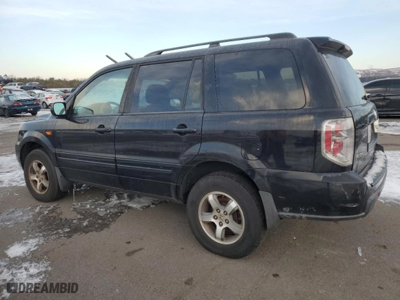 2008 Honda Pilot EX with VIN 5FNYF184X8B019702, listed as a Copart auction lot 41995745 with 256,335 mi miles and Clean Title. Bid and sale history available at carsss.com. Image 2.