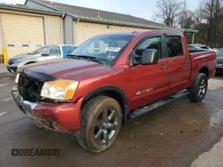 2015 Nissan Titan Pro-4X z VIN 1N6AA0EC4FN507691, wystawiony jako Copart lot #78450874 z przebiegiem Nie podano mil oraz Szkoda całkowita • Salvage title. Historia ofert i sprzedaży dostępna na DreamBid. Obrazek 1.
