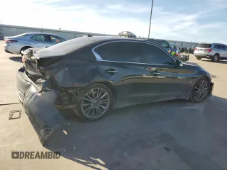 2019 Infiniti Q50 RED SPORT 400 with VIN JN1FV7APXKM761004, listed as a Copart auction lot 80199764 with 88,593 mi miles and Salvage Title. Bid and sale history available at carsss.com. Image 3.