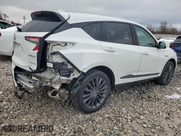 2022 Acura RDX PMC Edition with VIN 5J8TC2H83NL011656, listed as a Copart auction lot 81291204 with 44,953 mi miles and Salvage Title. Bid and sale history available at carsss.com. Image 3.