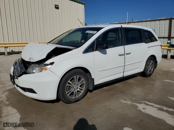 2012 Honda Odyssey EX with VIN 5FNRL5H43CB121310, listed as a Copart auction lot 46747445 with 0 mi miles and Clean Title. Bid and sale history available at carsss.com. Image 1.