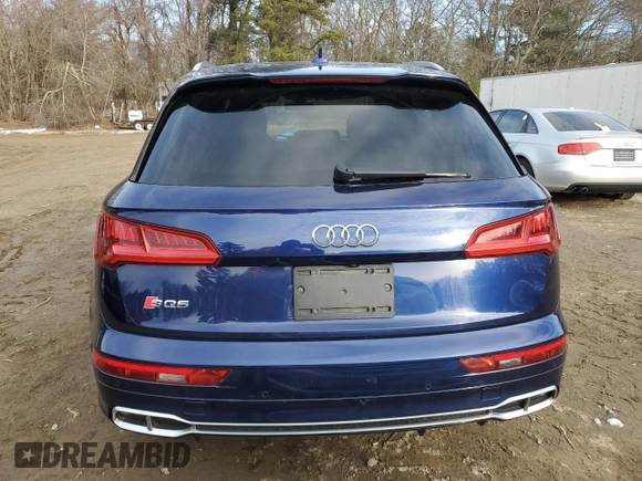 2018 Audi SQ5 Premium Plus with VIN WA1A4AFY5J2009188, listed as a Copart auction lot 43081744 with 92,446 mi miles and . Bid and sale history available at DreamBid. Image 6.