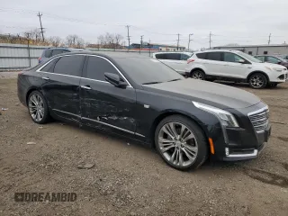 2018 Cadillac CT6 Sport AWD with VIN 1G6KP5R69JU132065, listed as a Copart auction lot 44691275 with 51,264 mi miles and Salvage title. Bid and sale history available at DreamBid. Image 4.
