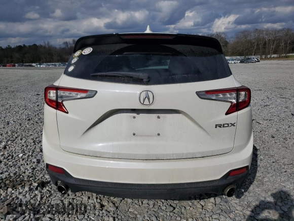 2019 Acura RDX with VIN 5J8TC1H35KL022555, listed as a Copart auction lot 44217465 with 74,220 mi miles and Salvage Title. Bid and sale history available at carsss.com. Image 6.