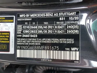 2021 Mercedes-Benz GLC with VIN W1N0G6EB8MF891675, listed as a Copart auction lot 71702724 with 53,998 mi miles and Salvage Title. Bid and sale history available at carsss.com. Image 15.