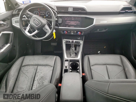 2022 Audi Q3 Premium with VIN WA1AUCF31N1121658, listed as a Copart auction lot 58753395 with 75,087 mi miles and Salvage title. Bid and sale history available at DreamBid. Image 8.