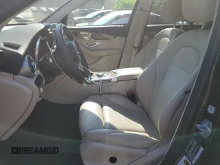 2018 Mercedes-Benz GLC 300 with VIN WDC0G4JB8JV061971, listed as a Copart auction lot 61849395 with 55,549 mi miles and Salvage title. Bid and sale history available at DreamBid. Image 7.