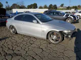 2007 BMW 3 Series 335i with VIN WBAWB73537PV82615, listed as a Copart auction lot 88276155 with 128,843 mi miles and Salvage Title. Bid and sale history available at carsss.com. Image 4.