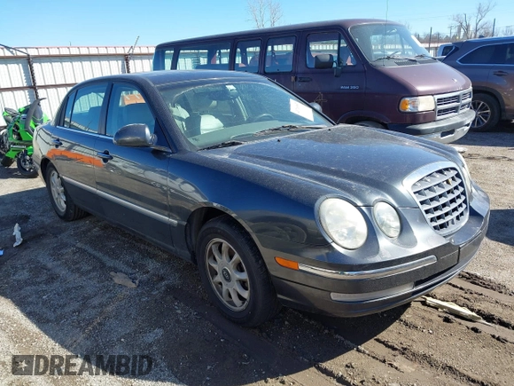 2005 Kia Amanti z VIN KNALD124X55071110, wystawiony jako IAAI lot #41716087 z przebiegiem 163 854 mil mil oraz . Historia ofert i sprzedaży dostępna na DreamBid. Obrazek 1.
