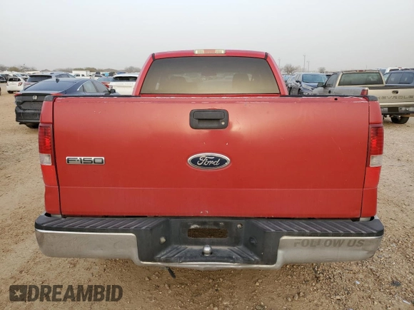 2006 Ford F-150 STX with VIN 1FTRX12WX6NA02649, listed as a Copart auction lot 47654175 with 282,465 mi miles and Salvage Title. Bid and sale history available at carsss.com. Image 6.