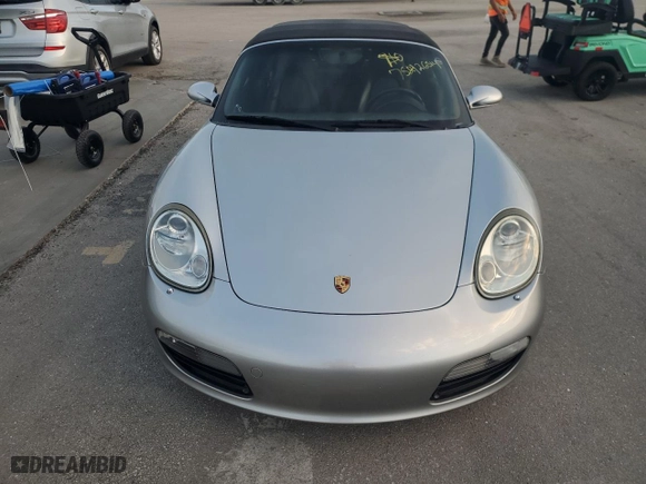 2006 Porsche Boxster with VIN WP0CA29806S710172, listed as a Copart auction lot 75426514 with 0 mi miles and Salvage Title. Bid and sale history available at carsss.com. Image 5.