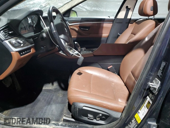 2015 BMW 5 Series 535d xDrive with VIN WBAFV3C55FD686510, listed as a Copart auction lot 51404955 with 160,341 mi miles and Salvage title. Bid and sale history available at DreamBid. Image 7.