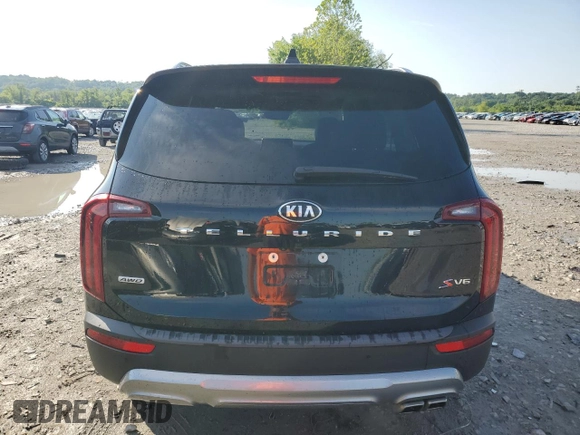 2021 Kia Telluride S with VIN 5XYP6DHC5MG108911, listed as a Copart auction lot 56204825 with 62,699 mi miles and Salvage title. Bid and sale history available at DreamBid. Image 6.