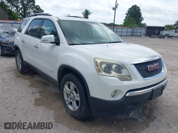 2009 GMC Acadia SLT1 with VIN 1GKER23D09J117644, listed as a IAAI auction lot 42041513 with 217,888 mi miles. Bid and sale history available at carsss.com. Image 1.
