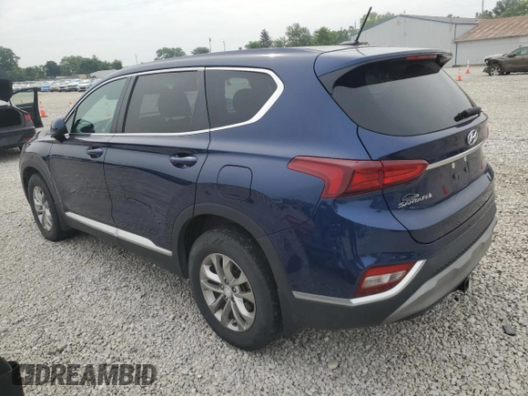 2020 Hyundai Santa Fe SE with VIN 5NMS2CAD9LH181030, listed as a Copart auction lot 63650585 with 83,662 mi miles and Salvage title. Bid and sale history available at DreamBid. Image 2.