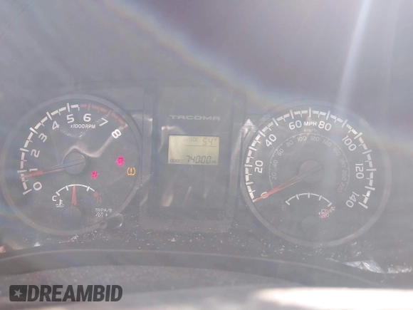 2017 Toyota Tacoma SR with VIN 5TFSX5EN7HX056560, listed as a IAAI auction lot 41806924 with 74,000 mi miles and . Bid and sale history available at DreamBid. Image 15.