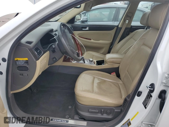 2012 Hyundai Genesis 5.0L R-Spec with VIN KMHGC4DH8CU203448, listed as a Copart auction lot 73234264 with 93,692 mi miles and Salvage Title. Bid and sale history available at carsss.com. Image 7.