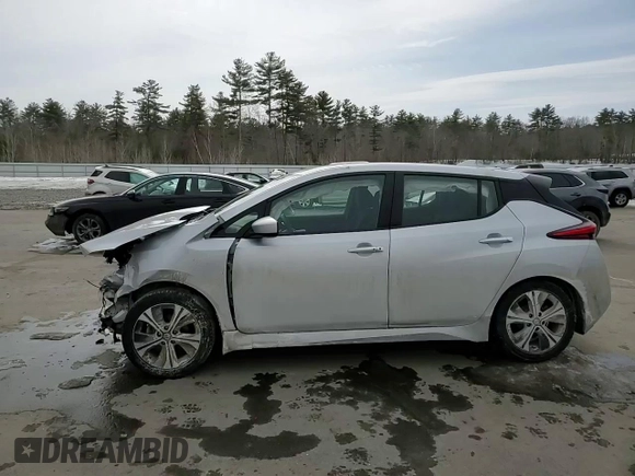 2022 Nissan LEAF SV with VIN 1N4AZ1CV1NC557535, listed as a Copart auction lot 47705095 with 64,397 mi miles and Salvage Title. Bid and sale history available at DreamBid. Image 10.