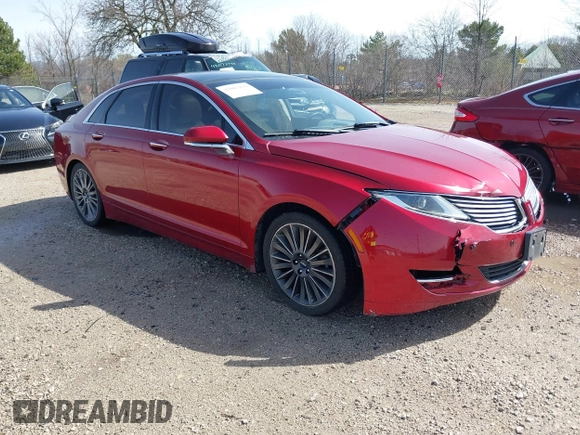 2014 Lincoln MKZ Hybrid with VIN 3LN6L2LU6ER817374, listed as a IAAI auction lot 42065826 with 170,863 mi miles. Bid and sale history available at carsss.com. Image 1.