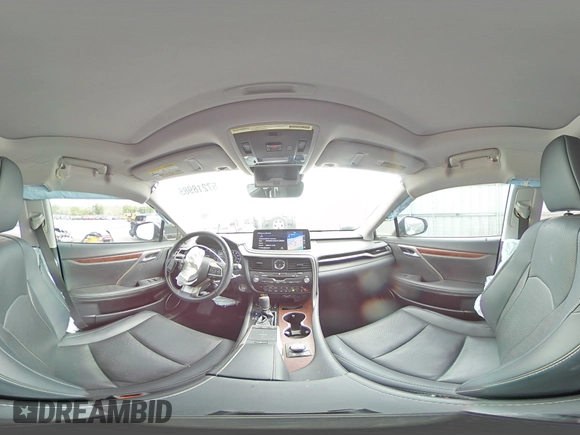 2021 Lexus RX 350 with VIN JTJHZMDA7M2051652, listed as a Copart auction lot 57218985 with 17,013 mi miles and Salvage title. Bid and sale history available at DreamBid. Image 16.