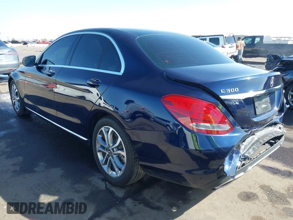2018 Mercedes-Benz C 300 with VIN WDDWF4JBXJR415992, listed as a IAAI auction lot 41681884 with 49,695 mi miles and . Bid and sale history available at DreamBid. Image 3.