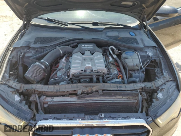 2013 Audi A6 Prestige with VIN WAUJGAFC7DN040430, listed as a Copart auction lot 64809575 with 112,123 mi miles and Salvage title. Bid and sale history available at DreamBid. Image 11.