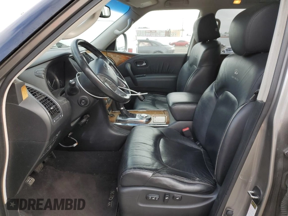 2012 Infiniti QX56 8-passenger with VIN JN8AZ2ND6C9716343, listed as a Copart auction lot 56209835 with 212,249 mi miles and Clean Title. Bid and sale history available at DreamBid. Image 7.