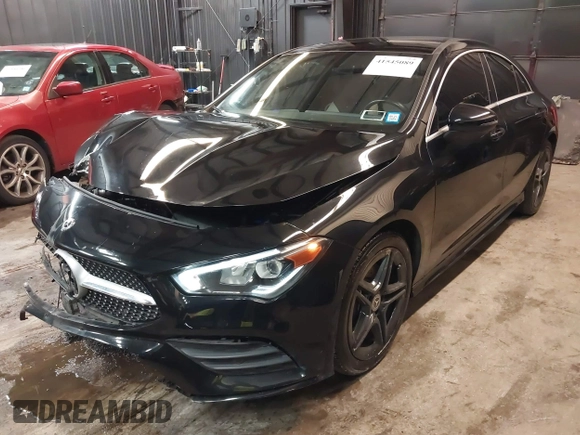 2020 Mercedes-Benz CLA with VIN W1K5J4HB0LN081949, listed as a IAAI auction lot 41545089 with 25,277 mi miles. Bid and sale history available at carsss.com. Image 19.