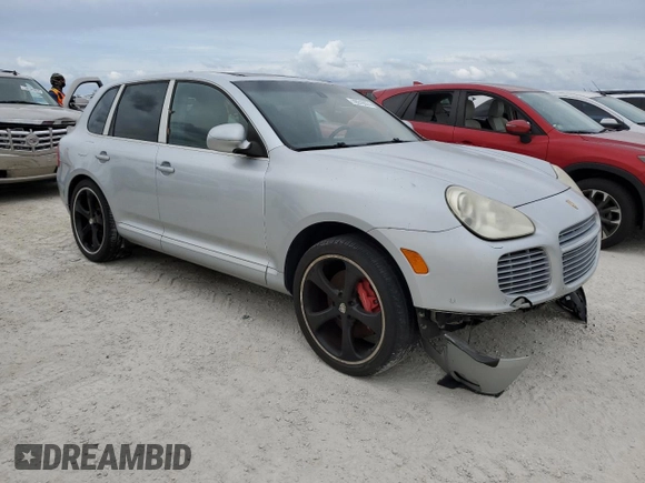 2006 Porsche Cayenne Turbo with VIN WP1AC29P96LA91766, listed as a Copart auction lot 78310974 with Not provided miles and Non repairable. Bid and sale history available at DreamBid. Image 4.