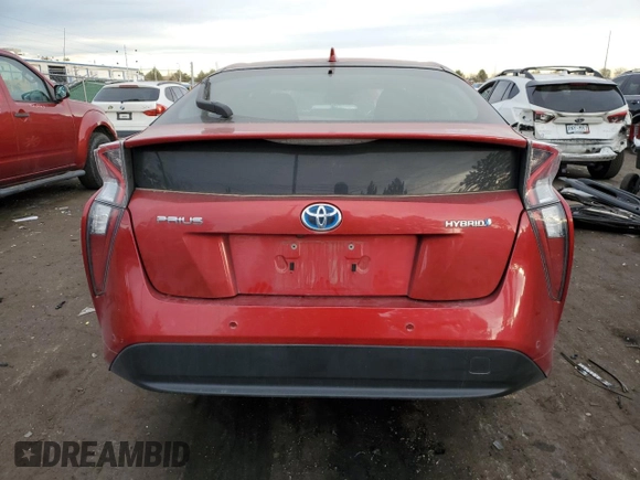 2017 Toyota Prius Two with VIN JTDKARFU5H3049838, listed as a Copart auction lot 81949184 with 84,960 mi miles and Salvage Title. Bid and sale history available at carsss.com. Image 6.