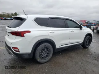 2019 Hyundai Santa Fe SE with VIN 5NMS2CADXKH003674, listed as a Copart auction lot 51977755 with 97,735 mi miles and Salvage Title. Bid and sale history available at carsss.com. Image 3.
