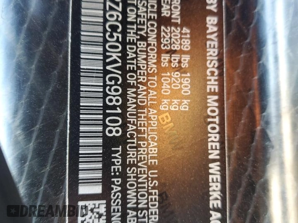 2019 BMW i8 z VIN WBY2Z6C50KVG98108, wystawiony jako Copart lot #78229043 z przebiegiem 31 133 mil mil oraz Szkoda całkowita • Salvage title. Historia ofert i sprzedaży dostępna na DreamBid. Obrazek 15.