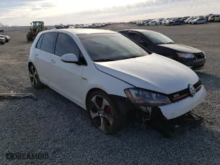 2015 Volkswagen Golf GTI Autobahn w/Performance Pkg with VIN 3VW447AU5FM056177, listed as a Copart auction lot 42242223 with 79,551 mi miles. Bid and sale history available at carsss.com. Image 4.