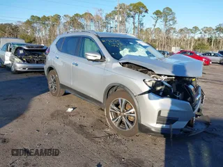 2020 Nissan Rogue S with VIN JN8AT2MT9LW005182, listed as a IAAI auction lot 41333348 with 69,185 mi miles. Bid and sale history available at carsss.com. Image 1.