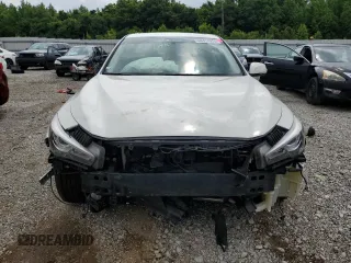 2017 Infiniti Q50 Premium with VIN JN1EV7AP3HM732884, listed as a Copart auction lot 60314675 with 75,597 mi miles and Salvage title. Bid and sale history available at DreamBid. Image 5.