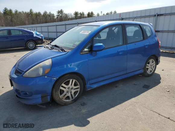 2008 Honda Fit Sport with VIN JHMGD38648S016102, listed as a Copart auction lot 53830755 with 243,479 mi miles and Clean Title. Bid and sale history available at carsss.com. Image 1.