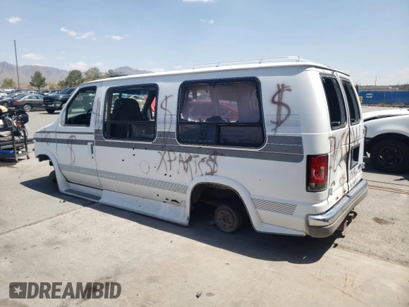 1995 Ford Econoline Cargo with VIN 1FDEE14H0SHA66402, listed as a Copart auction lot 61199173 with Not Provided miles and Non Repairable. Bid and sale history available at DreamBid. Image 2.