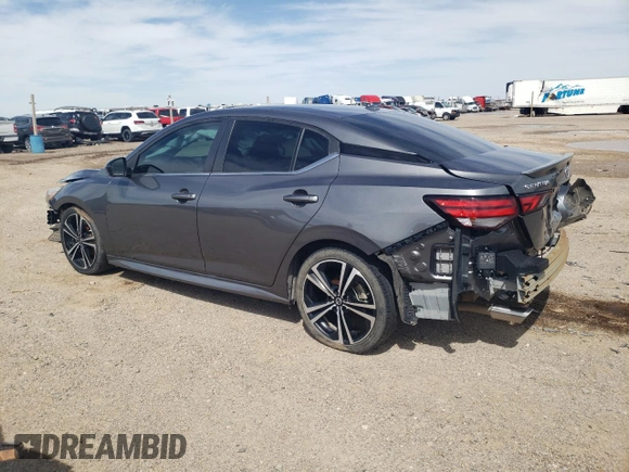 2020 Nissan Sentra SR with VIN 3N1AB8DVXLY281451, listed as a Copart auction lot 54754345 with 58,025 mi miles and Clean Title. Bid and sale history available at DreamBid. Image 2.